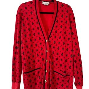 Cathy Daniels Bold Red Knitwear